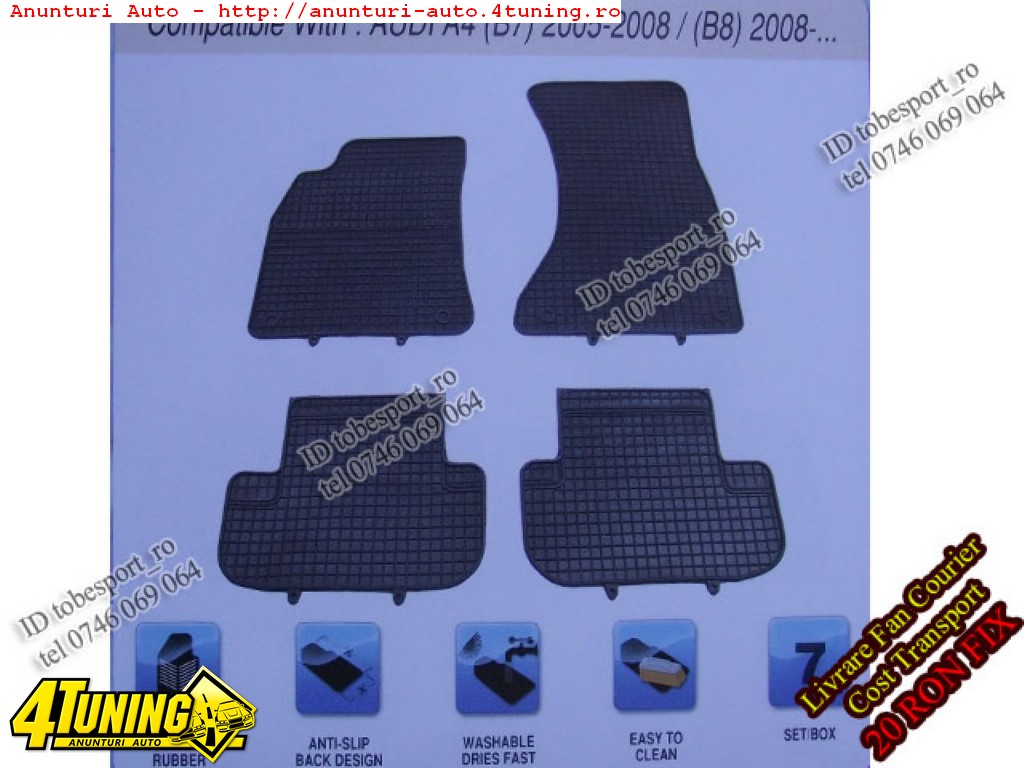Covorase Audi A4 B8 2008 PLUS FAN COURIE