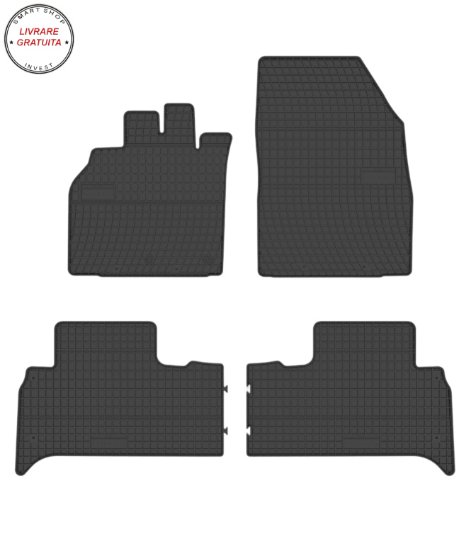 Covorase auto RENAULT SCENIC III cauciuc- livrare gratuita