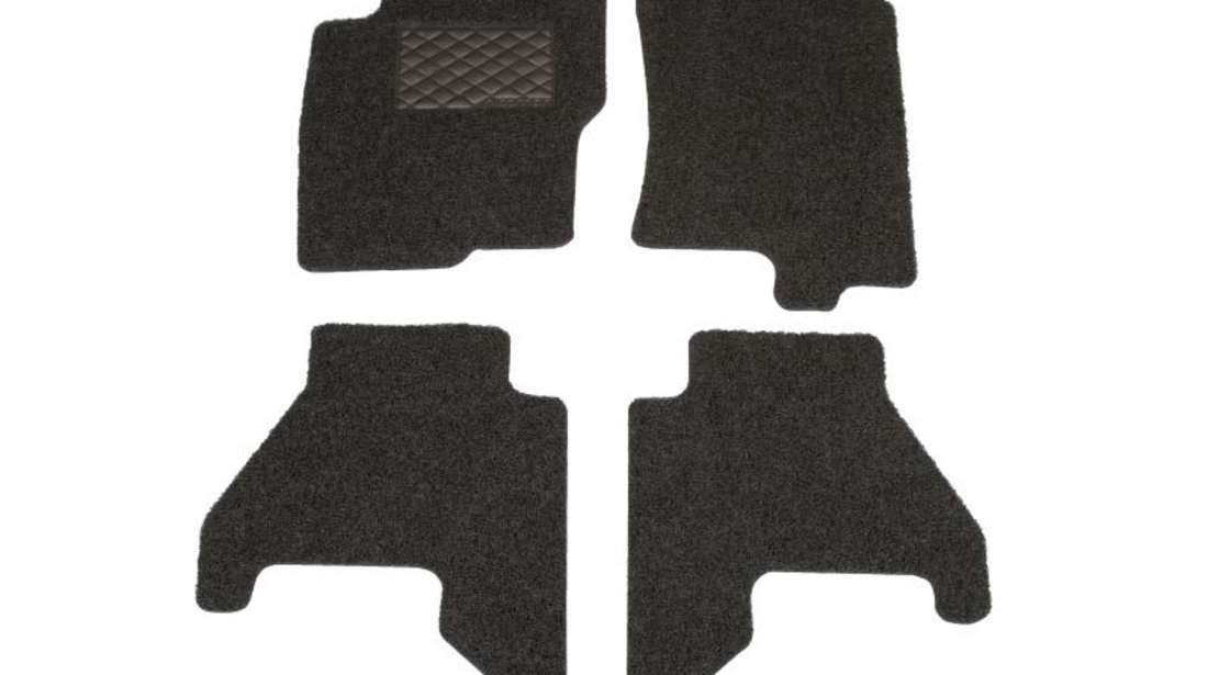 Covorase auto - set 5 piese, negru, Geco System - Velcro; NISSAN PATHFINDER IV (R52) dupa 2012 cod intern: CI3119CG