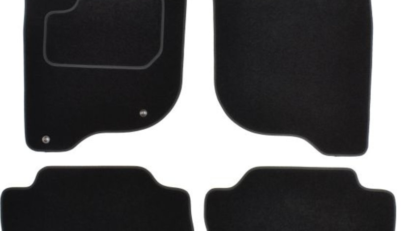 Covorase auto (set, velur, 4 bucati, culoare negru, 4 usi) MITSUBISHI L 200 TRITON dupa 2015