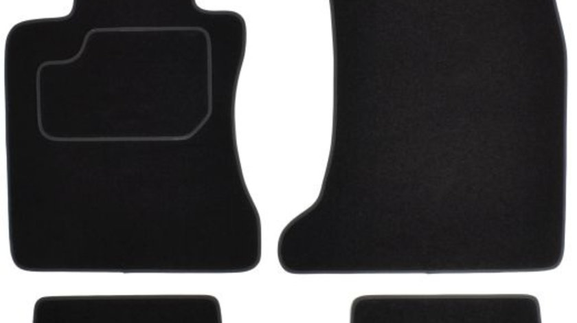 Covorase auto (set, velur, 4 bucati, culoare negru) BMW Seria 5 (E60) intre 2001-2010