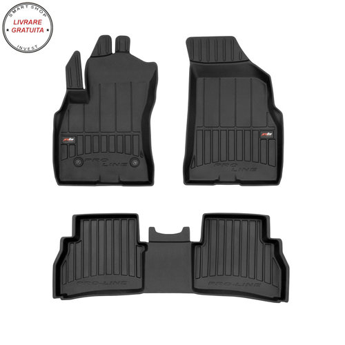 Covorase auto tip tavita Fiat Doblo II fabricatie 2010 - prezent, caroserie van #2- livrare gratuita