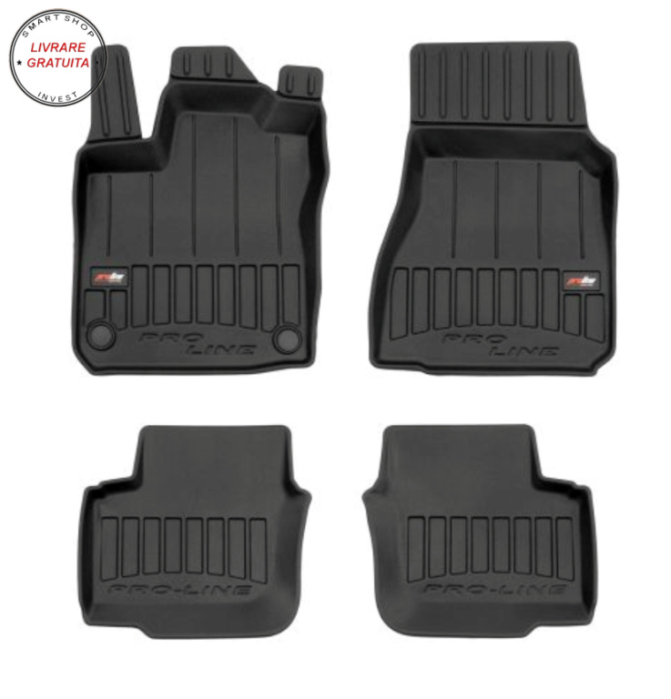 Covorase auto tip tavita Smart ForFour II fabricatie 2014 - prezent, caroserie hatchback #2- livrare gratuita