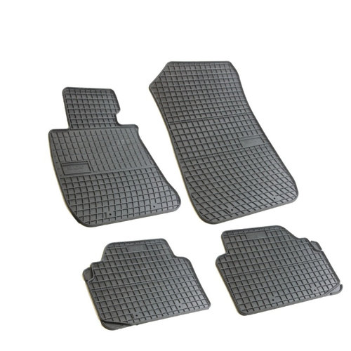 Covorase BMW seria 3 E90, E91,E92 din cauciuc negru