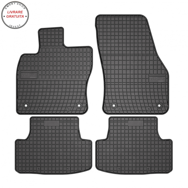COVORASE CAUCIUC SEAT ATECA / VW T-ROC / SKODA KAROQ 2016 - SUV 5D- livrare gratuita