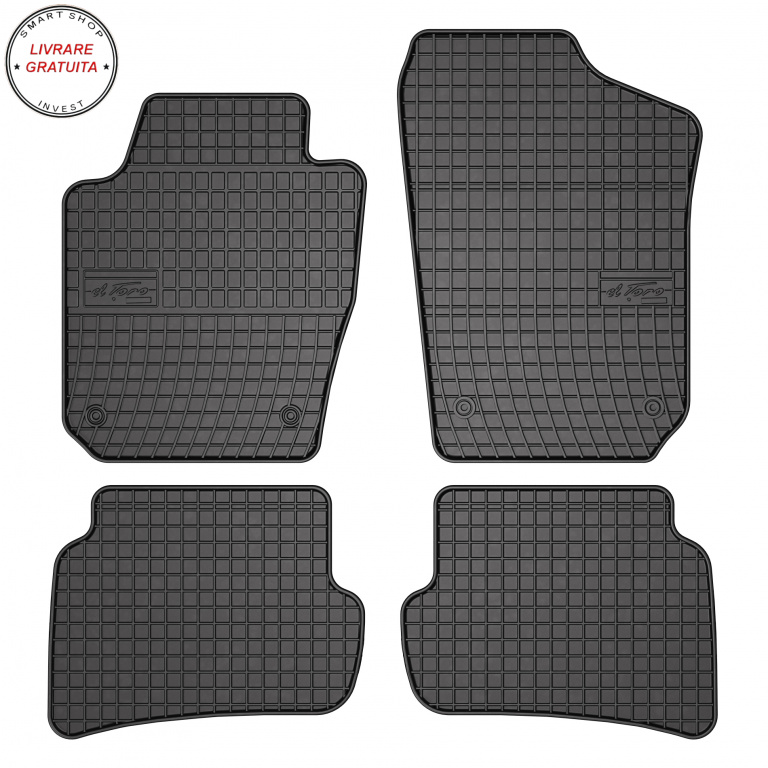 COVORASE CAUCIUC SKODA FABIA III 2015-2021/ SEAT IBIZA IV 2008-2017 HATCHBACK 0404- livrare gratuita