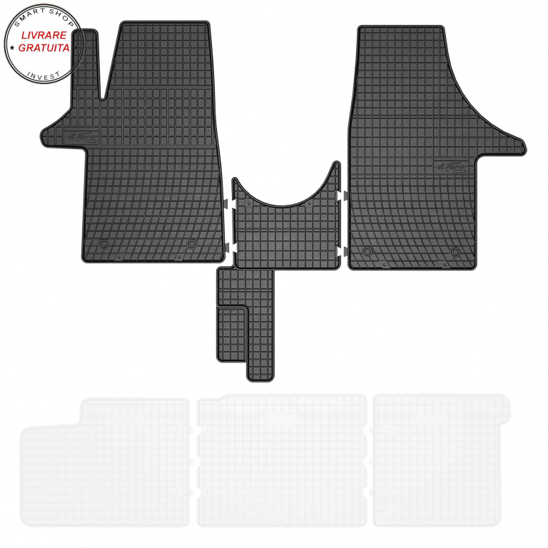COVORASE CAUCIUC VOLKSWAGEN T5 AUTOUTILITARA 2D