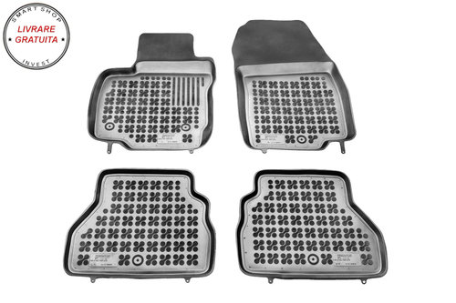 Covorase interior cauciuc tip tava negru Ford B-MAX 2012 - 2017 4-Piese
