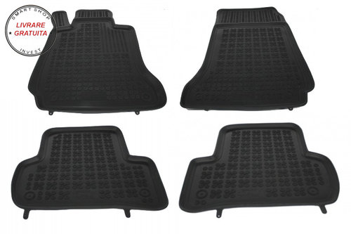 Covorase Presuri Auto din cauciuc compatibil cu MERCEDES C-Class W204 2007-2014 Negru