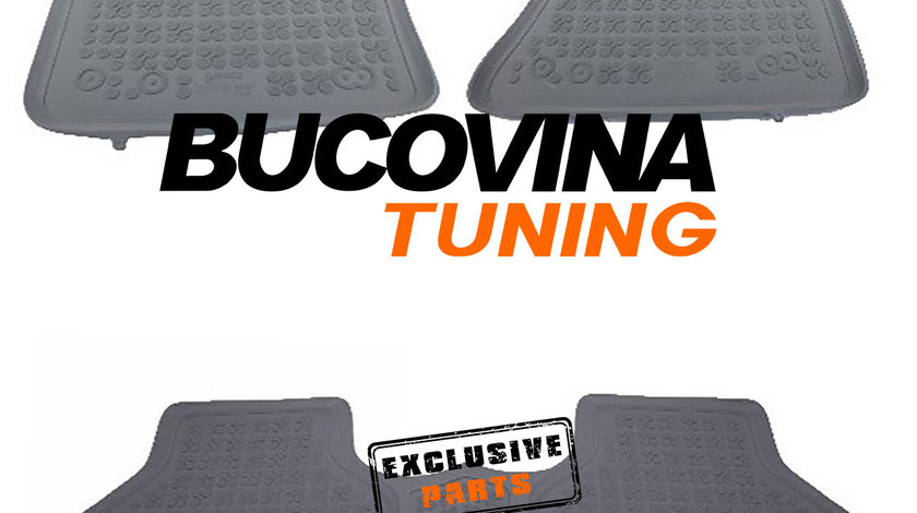 Covorase presuri auto gri din cauciuc BMW X5 E70 (07-13)