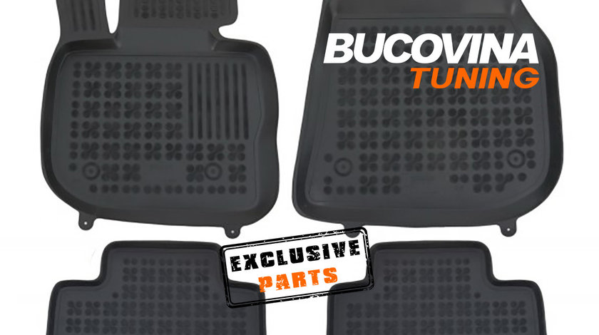 Covorase presuri auto negru din cauciuc BMW X3 G01 (Dupa-2017)