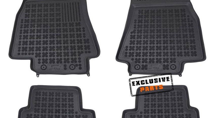 Covorase Presuri Auto negru din cauciuc Mercedes W169 A-Class (04-12)
