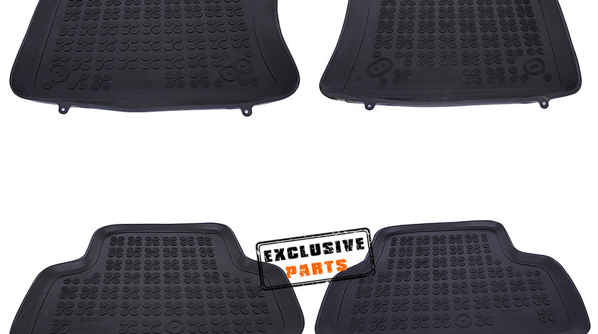 Covorase Presuri Auto negru din cauciuc VW Golf 7 (Dupa-2012)
