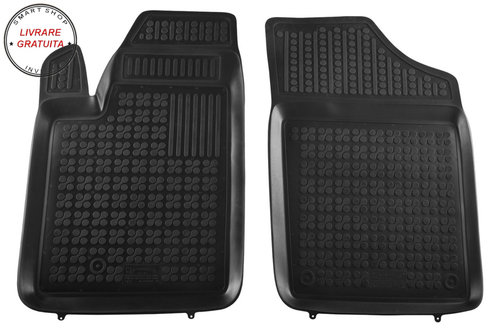 Covorase Presuri Auto Negru din Cauciuc compatibil cu CITROEN Berlingo II (2008-2018) PEUGEOT Partne...