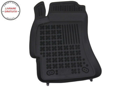 Covorase Presuri Auto Negru din Cauciuc compatibil cu SUBARU FORESTER II (2002-2008)