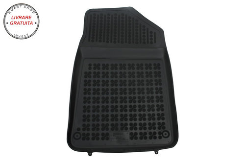 Covorase Presuri Auto Negru din Cauciuc compatibil cu PEUGEOT 407 (04.2004-2011)