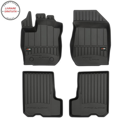 Covorase tip tavita 3D Dacia Sandero II, caroserie Hatchback, fabricatie 12.2012 - 12.2020 #1- livra...