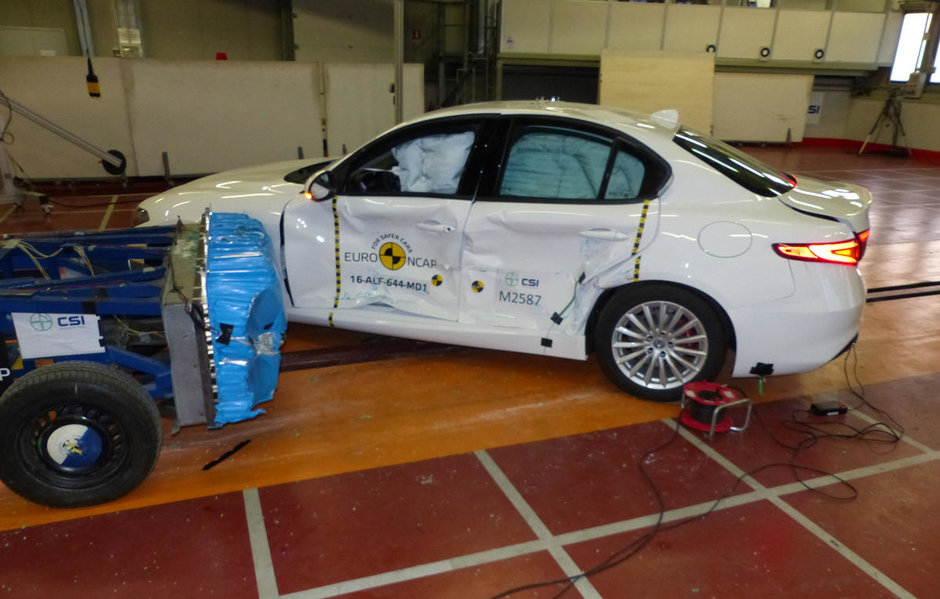 Crash test Alfa Romeo Giulia