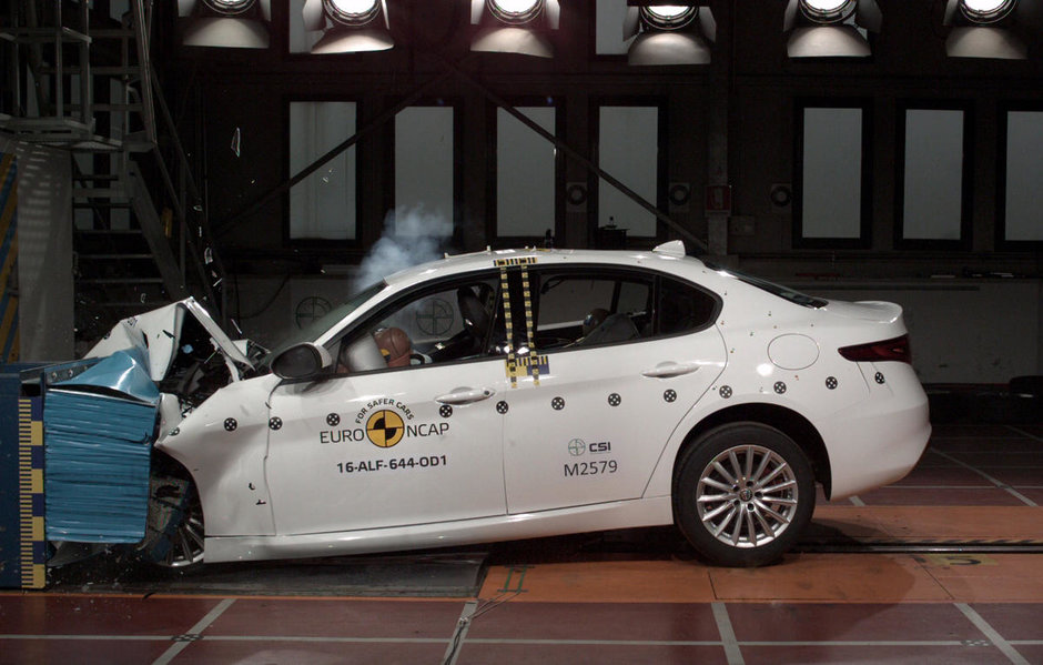 Crash test Alfa Romeo Giulia