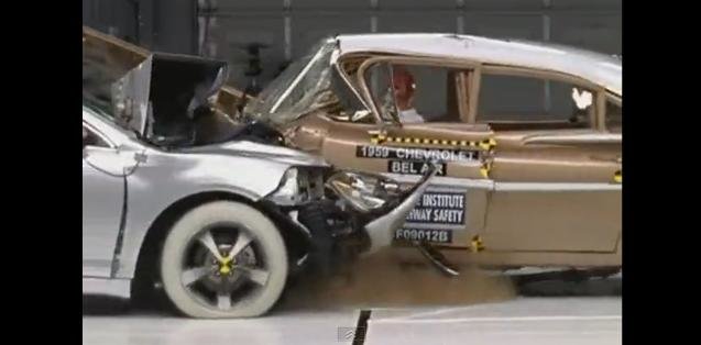 Crash-test Chevrolet: ce inseamna evolutia sigurantei in 50 de ani