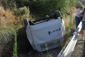 Crash test involuntar cu un prototip Renault Scenic III