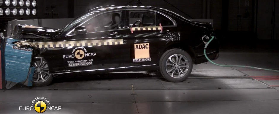 Crash Test Mercedes: Noul C-Class obtine cinci stele la testele EuroNCAP