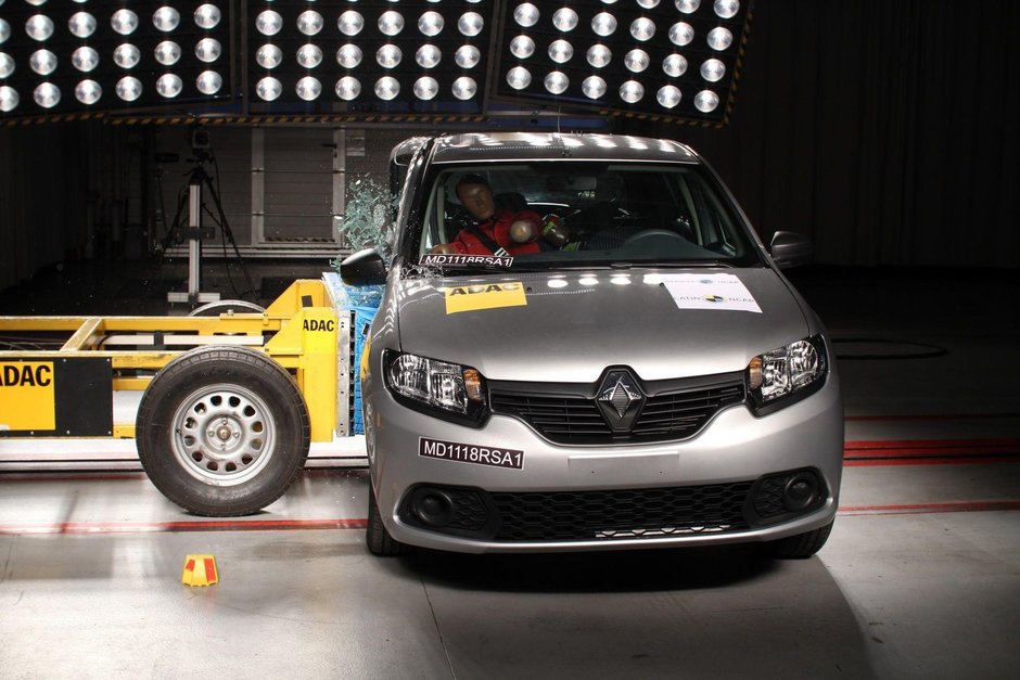 Crash Test Renault Sandero/Logan la Latin NCAP