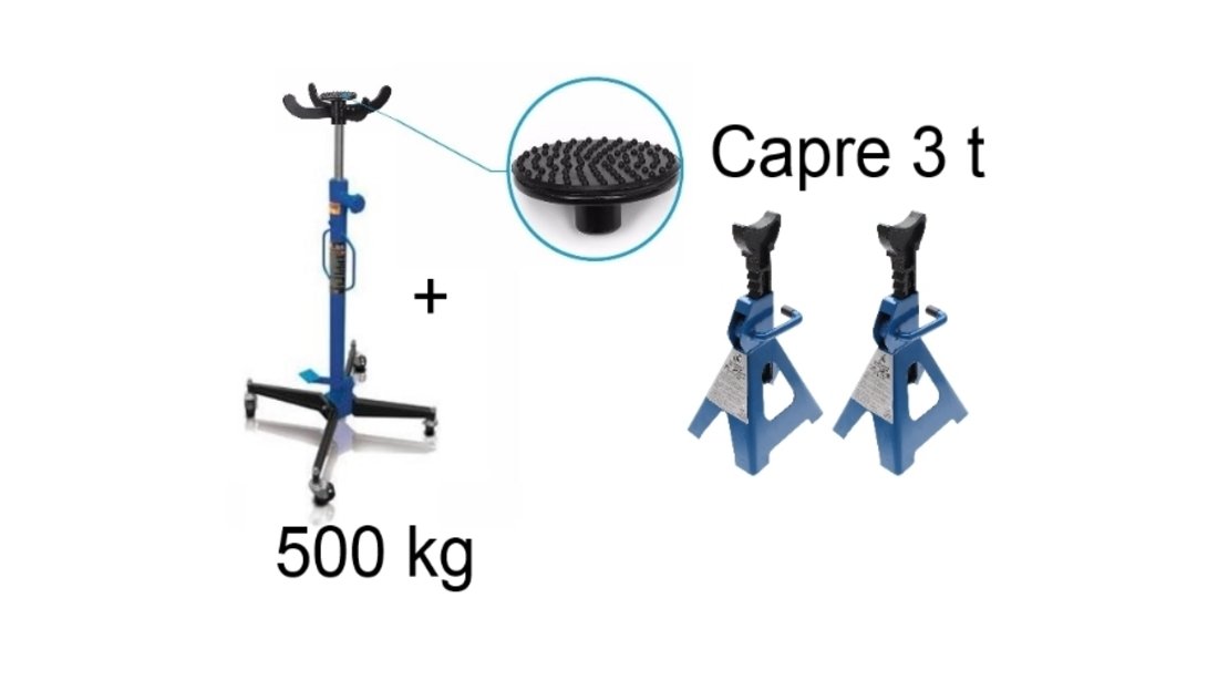 Cric cutie 500 kg + capre 3 t (sh500+sh303)