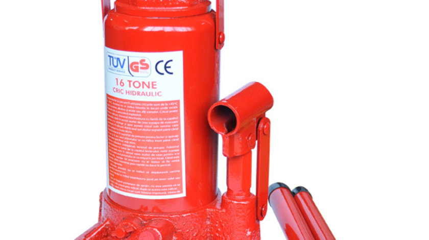 Cric Hidraulic 16 Tone (Prevazut cu Valva de Siguranta, In Caz de SupraSarcina) (Marca: Fastr)