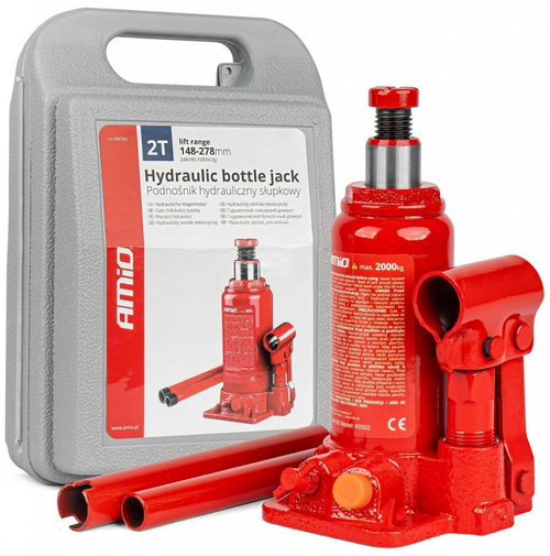 Cric Hidraulic Amio 2T 2000KG 148-278mm In Carcasa Din Plastic 04182