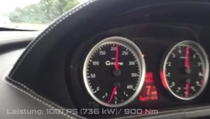 Cu acceleratia la podea: Demonstratie de forta la bordul unui BMW de 1.001 cai putere!