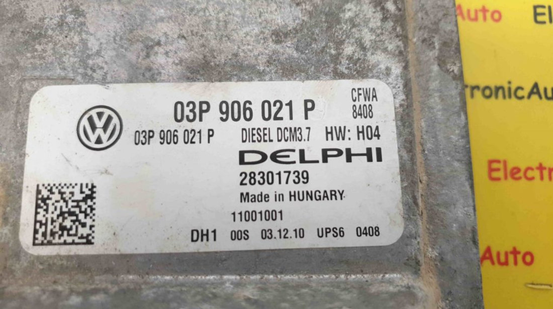 CU Calculator Motor VW, Skoda, Seat 1.2TDi, 03P906021P, DCM3.7, CFWA