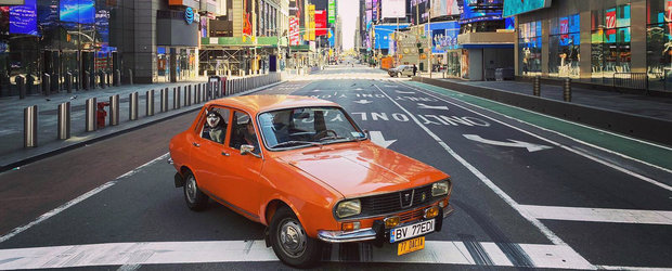 Cu DACIA 1300 prin NEW YORK-ul golit de noul coronavirus. IMAGINI de pus in rama