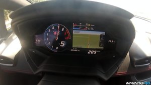 Cum accelereaza un Lamborghini Huracan de la 0 la 200 km/h cu Launch Control