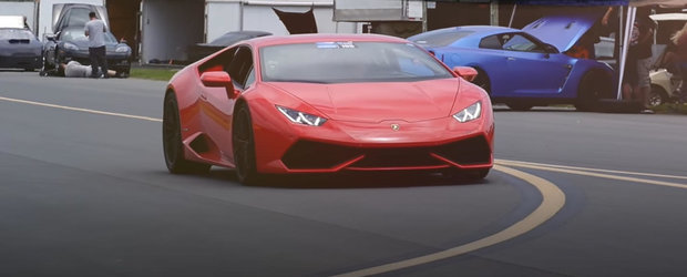 Cum accelereaza un Lamborghini Huracan de peste 2.000 de cai