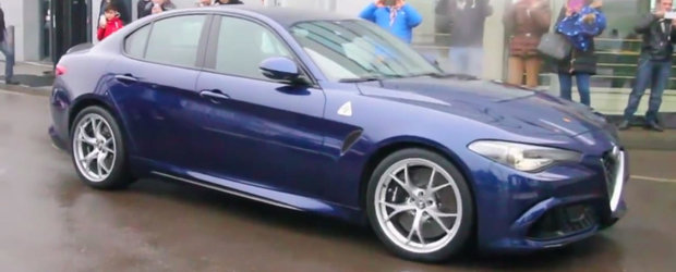 Cum arata de aproape Alfa Romeo Giulia QV, berlina italiana de 510 CP