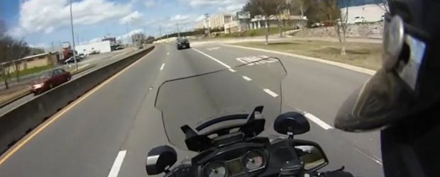 Cum arata o urmarire a politiei din SUA pe motocicleta