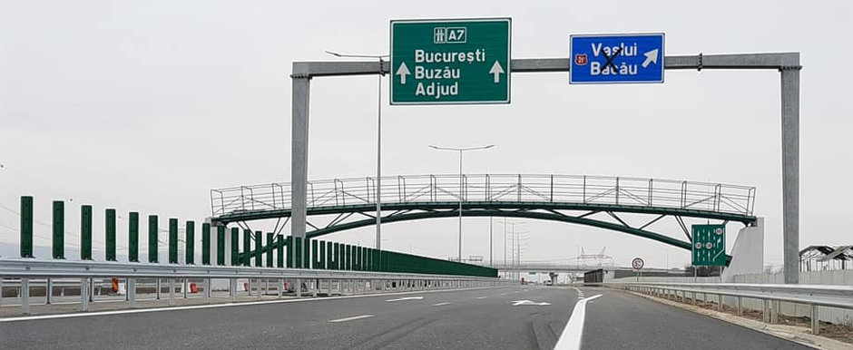 Cum arata primul tronson de autostrada din MOLDOVA. S-a dat in folosinta cu restrictii de viteza