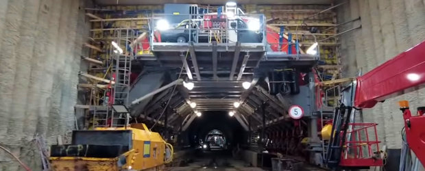 Cum arata primul tunel rutier de pe o autostrada din Romania
