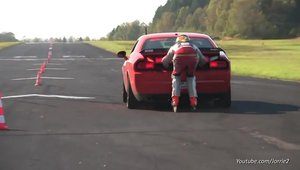 Cum arata viata la 200 km/h pe role, in spatele unui Challenger?