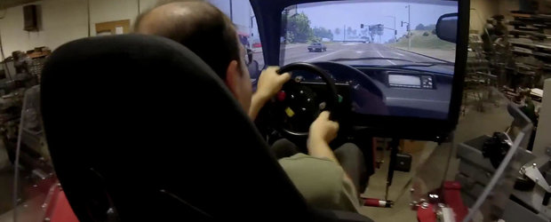 Cum e sa te joci GTA V pe un simulator auto care costa 100.000 de dolari?