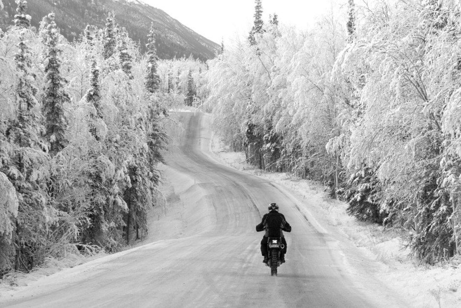 Cum sa mergem cu motocicleta pe timp de iarna