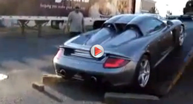 Cum sa nu incarci un Porsche Carrera GT intr-un camion Cum sa nu incarci un Porsche Carrera GT intr-un camion