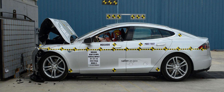 Cum se comporta Tesla Model S la testele de siguranta NHTSA