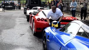 Cum se spala in Londra un supercar de 1.5 milioane dolari? Cu furtunul, in strada!