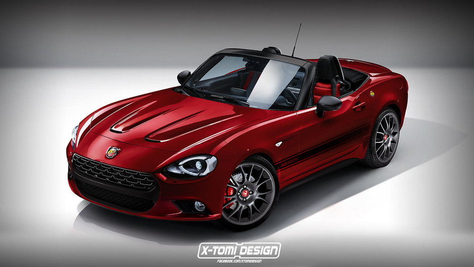 Cum va arata noul Abarth 124 Spider, bazat pe Fiatul roadster abia lansat?