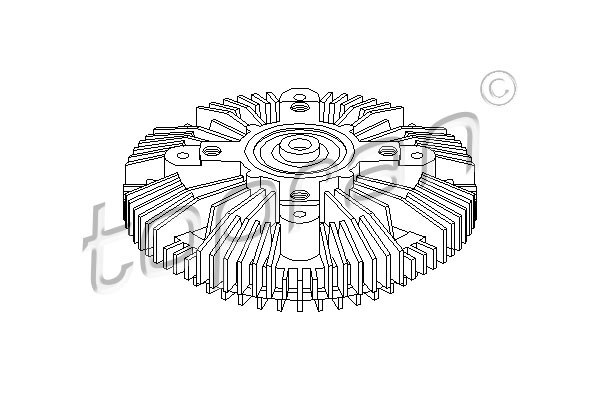 Cupla, ventilator radiator (109606 HAN) VW