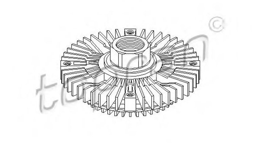 Cupla, ventilator radiator AUDI A6 (4B2, C5) (1997 - 2005) TOPRAN 109 608 piesa NOUA