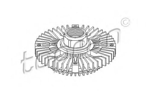 Cupla, ventilator radiator BMW Seria 3 Cabriolet (E36) (1993 - 1999) TOPRAN 500 404 piesa NOUA