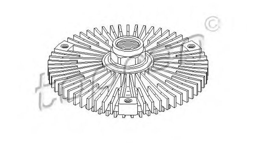 Cupla, ventilator radiator BMW Seria 3 Compact (E46) (2001 - 2005) TOPRAN 500 403 piesa NOUA